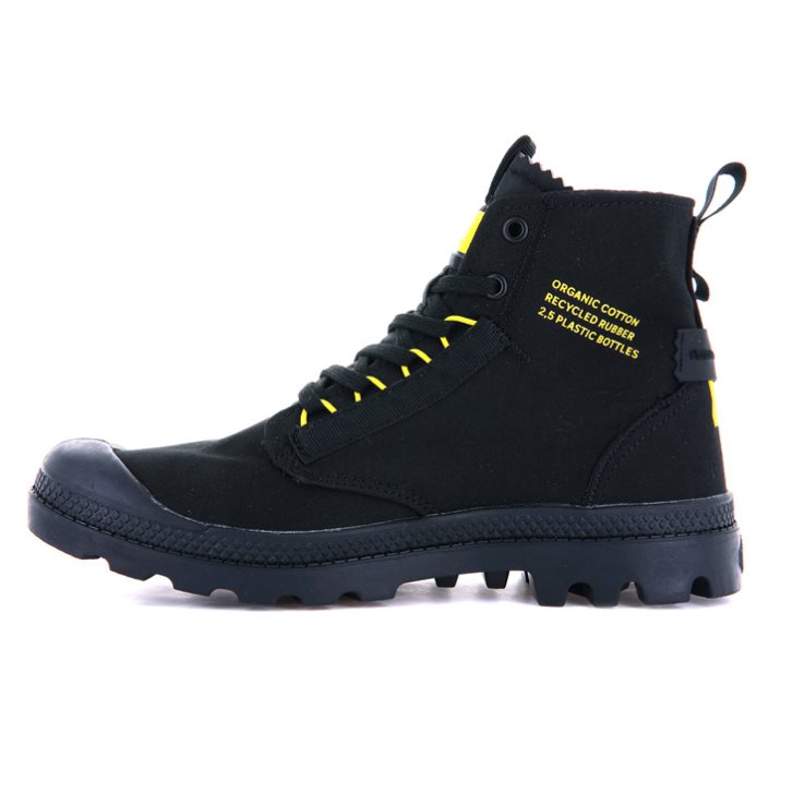 Palladium Pampa Hi Re-craft Women's Boots Black | UK Q734-GUF